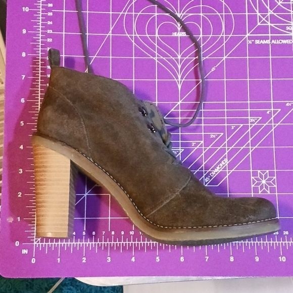 Kelsey Dagger Charlot brown suede ankle boots 8.5 - Picture 10 of 10